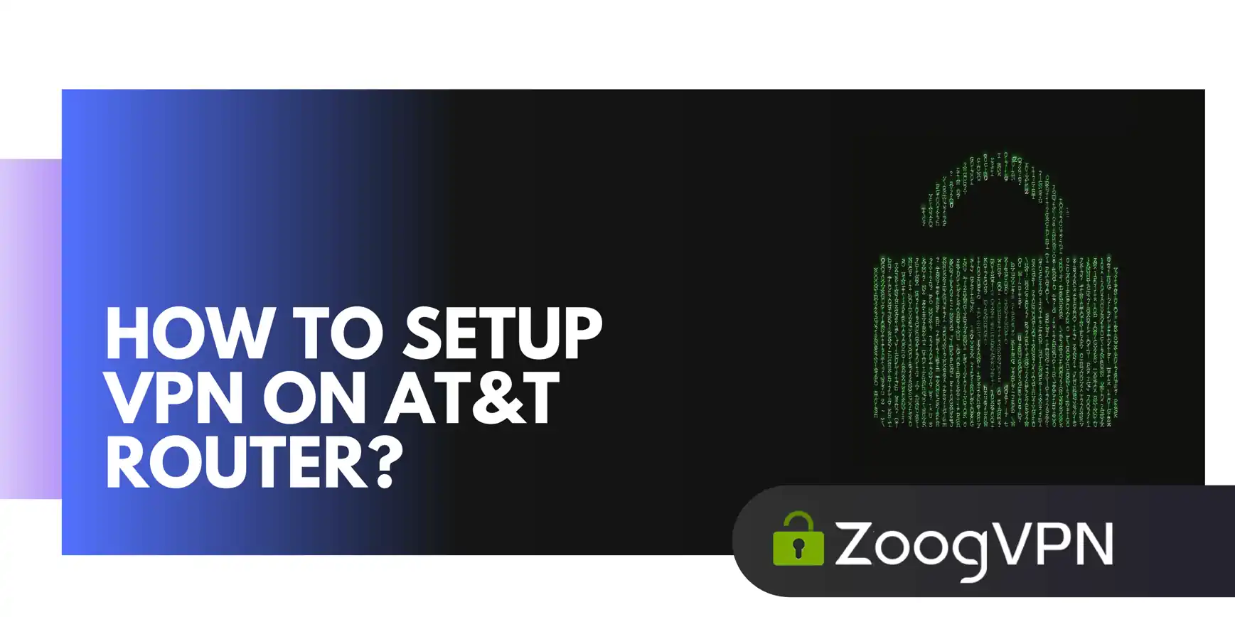 setup vpn on att router